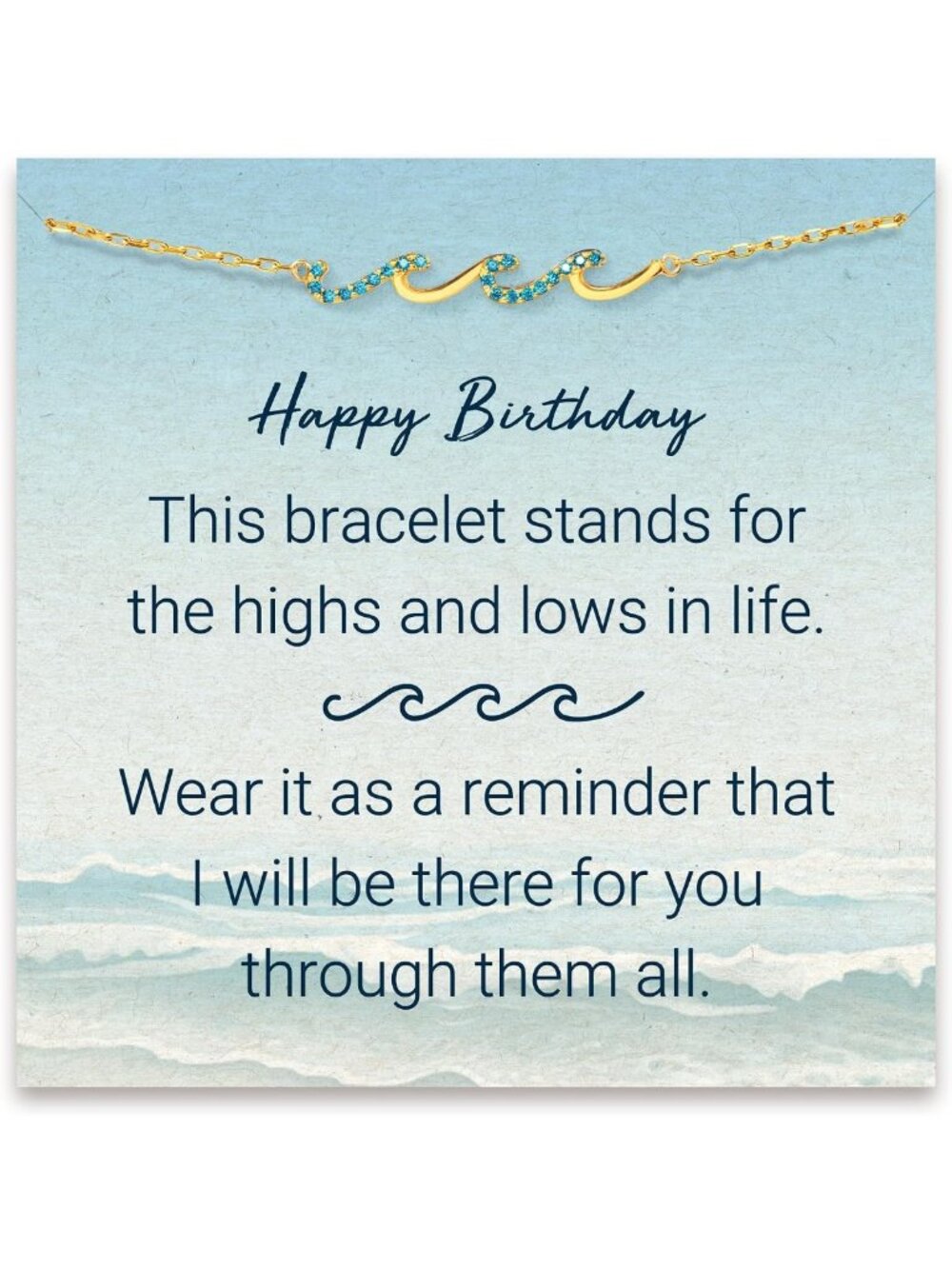 Stylish Wave Bracelet - Perfect Birthday Gift for Women, Trendy Jewelry